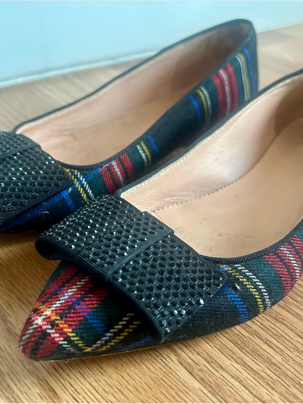 J. Crew Tartan Plaid Flats